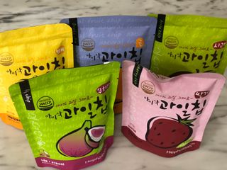 아비삭과일칩 5종 /딸기,사과,배,귤,무화과 5종 — 4점을 준 리뷰어가 2021년 5월 올린 사용 사진