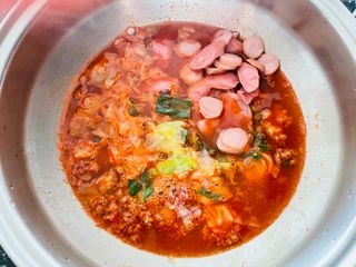 프레시지 *구매평/[쵸이닷직원食당]이태원식부대찌개_455G — 5점을 준 리뷰어가 2025년 9월 올린 사용 사진