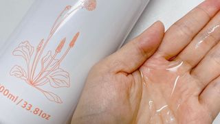 프리[닥터문] 유산균 락토케어 질경초 여성청결제 1000ml (젤타입) — 4.5점을 준 리뷰어가 2022년 6월 올린 사용 사진