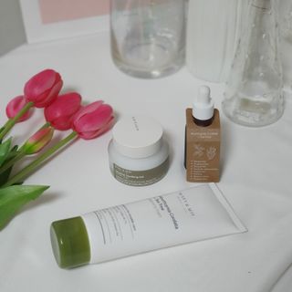 마리엔메이 센서티브 수딩 젤 크림 + 어성초 티트리 추출물 세럼 + 어성초 티트리 모공 클렌징 폼 — 5점을 준 리뷰어가 2021년 9월 올린 사용 사진