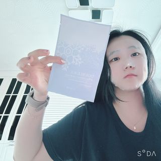 비프리코스메틱 더블아이스진정마스크팩 5매 — 4점을 준 리뷰어가 2023년 3월 올린 사용 사진