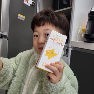 [이뮤니티플러스]우리아이 면역오키, 건강오키 _ 키즈오키 어린이홍삼 10포 1box — 5점을 준 리뷰어가 2022년 1월 올린 사용 사진