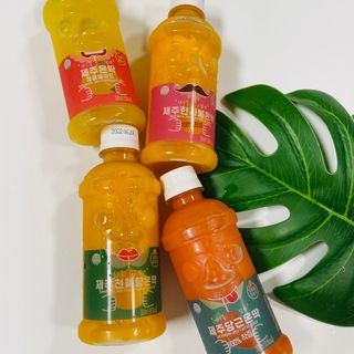 탐라원 제주의 맛, 몬딱주스 4종세트 - 한라봉몬딱주스, 천혜향몬딱주스, 청귤에이드, 당근몬딱주스 — 5점을 준 리뷰어가 2021년 8월 올린 사용 사진