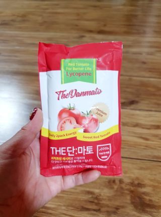제이제이바이오 더단마토 프리미엄주스 100ml 30팩입 - 무설탕 스테비아 토마토즙 — 5점을 준 리뷰어가 2021년 11월 올린 사용 사진