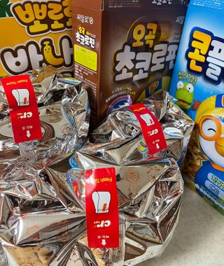 씨알푸드 뽀로로 시리얼 3종 — 5점을 준 리뷰어가 2022년 2월 올린 사용 사진