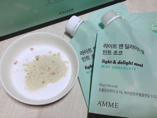 아므_이너뷰티 라이트 앤 딜라이트 밀 민트 초코 — 5점을 준 리뷰어가 2021년 7월 올린 사용 사진