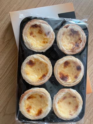 디앙뜨 포르투갈 에그타르트 오리지널 맛+패션후르츠+초콜릿타르트 맛 중 택1 — 5점을 준 리뷰어가 2021년 8월 올린 사용 사진