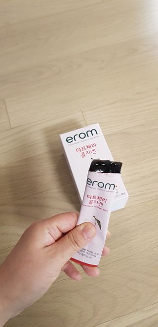이롬 erom 타트체리 콜라겐 — 4점을 준 리뷰어가 2021년 3월 올린 사용 사진