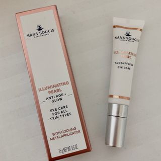 산수시 일루미네이팅 펄 영양 다크서클 스틱 아이 크림 케어 15ml — 5점을 준 리뷰어가 2021년 6월 올린 사용 사진