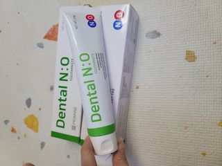 프리마인 유해균 뿐만 아니라 유익균까지 씻어내는 치약은 그만, 건강한 구강환경을 만드는 덴탈엔오 — 4점을 준 리뷰어가 2022년 6월 올린 사용 사진