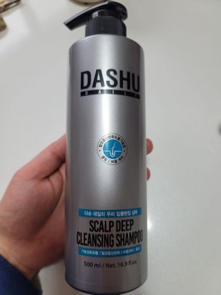 다슈코리아 다슈 데일리 두피 딥 클렌징 샴푸 500ml — 5점을 준 리뷰어가 2021년 2월 올린 사용 사진