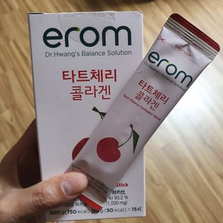 이롬 erom 타트체리 콜라겐 — 4점을 준 리뷰어가 2021년 3월 올린 사용 사진