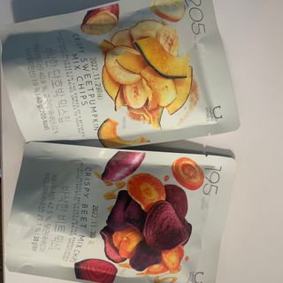 딜라이트 프로젝트 원물칩 2종 6ea(비트 믹스칩, 단호박 믹스칩) — 5점을 준 리뷰어가 2022년 4월 올린 사용 사진