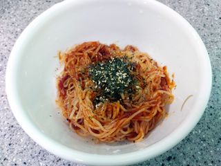 [한면원] 비빔국수 2인분 — 5점을 준 리뷰어가 2022년 8월 올린 사용 사진