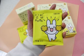 네이처오다 달칩 초코샌드 — 5점을 준 리뷰어가 2021년 1월 올린 사용 사진