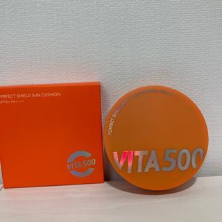 광동생활건강 MF[광동] 비타500✨주름개선·미백·SPF50+🌞퍼펙트쉴드 빅 선쿠션 본품 — 5점을 준 리뷰어가 2024년 5월 올린 사용 사진