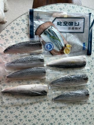 ㈜금호통상 노르웨이 고등어 900g (6~10편) — 5점을 준 리뷰어가 2023년 6월 올린 사용 사진