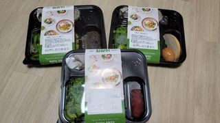 참살이도시락 작심삼일 샐러드도시락 3개 맛보기 새벽배송 또는 택배배송 — 4점을 준 리뷰어가 2021년 7월 올린 사용 사진