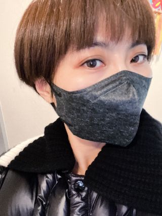 [케이퓨리] 케이퓨리 항균 구리마스크 15매 (대형/중형/키즈) — 4.5점을 준 리뷰어가 2022년 12월 올린 사용 사진