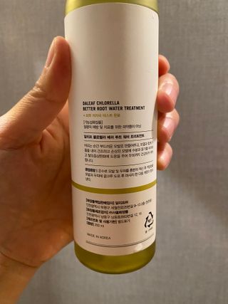 달리프 클로렐라 베러 루트 워터트리트먼트 200ml — 4점을 준 리뷰어가 2021년 5월 올린 사용 사진