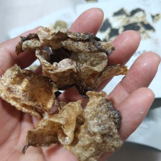 오희숙 전통부각 명인 찹쌀김부각, 찹쌀다시마부각, 황태껍질튀각 총 6봉 — 5점을 준 리뷰어가 2021년 7월 올린 사용 사진
