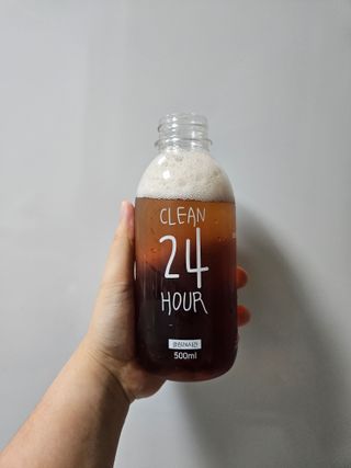 클린24시간 1BOX(5포) + 전용보틀(500ml) — 5점을 준 리뷰어가 2023년 8월 올린 사용 사진