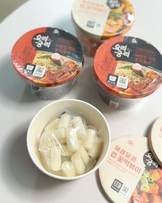 프리 [요리궁리] 타입 B (매콤,치즈,매콤까르보) 꽃떡볶이 6개입 세트 — 5점을 준 리뷰어가 2024년 12월 올린 사용 사진
