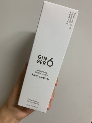 GINGER6 하이드레이팅 진저 워터 폼클렌징 — 5점을 준 리뷰어가 2021년 10월 올린 사용 사진