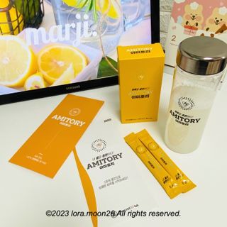 주식회사 씨크릿비에프랩 마시는 아미노산 아미토리 열대과일맛 14포 [1포, 5g / 보틀증정] — 5점을 준 리뷰어가 2023년 2월 올린 사용 사진