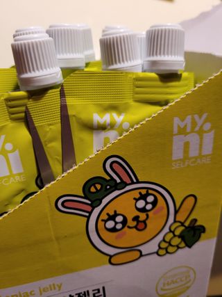 일동제약 마이니 마이니 쏙빠진 곤약젤리 — 5점을 준 리뷰어가 2021년 2월 올린 사용 사진