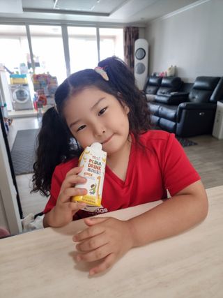 메디웰 페디아드링크 미니 바나나맛 — 5점을 준 리뷰어가 2021년 7월 올린 사용 사진