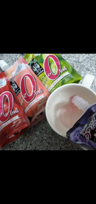 ORIHIRO 오리히로 곤약젤리 제로칼로리 130g 4종 4팩(맛별로 1팩씩) — 5점을 준 리뷰어가 2022년 12월 올린 사용 사진