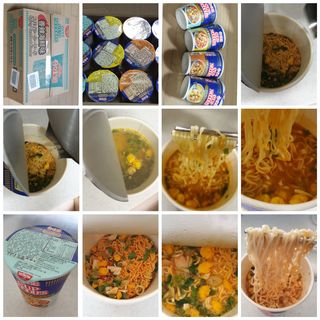 NISSIN 닛신 컵누들  4종 - 씨푸드오리지날, 씨푸드 스파이시, 씨푸드 커리, 씨푸드 XO소스 — 5점을 준 리뷰어가 2021년 11월 올린 사용 사진
