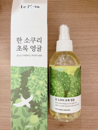 르플랑 한소쿠리초록영귤, 섭지에 유채피우다, 비자림의 아침이슬, 동백길 걷다, 협재의 아침바람 200ml 5종 중 택1 — 4점을 준 리뷰어가 2021년 7월 올린 사용 사진