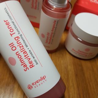 아이앤립 / EYENLIP 아이앤립 연어오일 리바이탈라이징 토너+앰플+크림 3종 세트 — 5점을 준 리뷰어가 2021년 6월 올린 사용 사진
