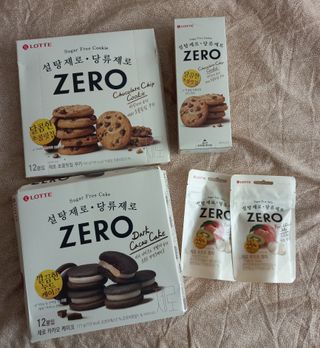 ZERO (초콜릿 칩 쿠키, 카카오 케이크, 후르츠 젤리, 아이스 콜라, 아이스 초코바) — 5점을 준 리뷰어가 2022년 6월 올린 사용 사진