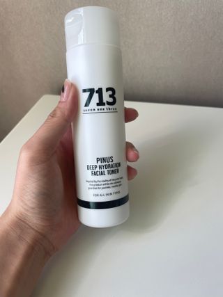 [세븐원쓰리 713] 토너 하나만으로도 피부회복 흡수촉촉 몽글토너 — 5점을 준 리뷰어가 2021년 10월 올린 사용 사진
