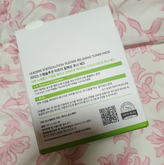 리더스코스메틱 리더스 스텝솔루션 티트리 릴렉싱 토너 패드 — 5점을 준 리뷰어가 2022년 5월 올린 사용 사진