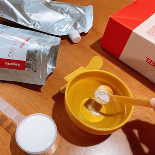 메디필 레드 락토 콜라겐 모델링 팩 — 4점을 준 리뷰어가 2021년 3월 올린 사용 사진