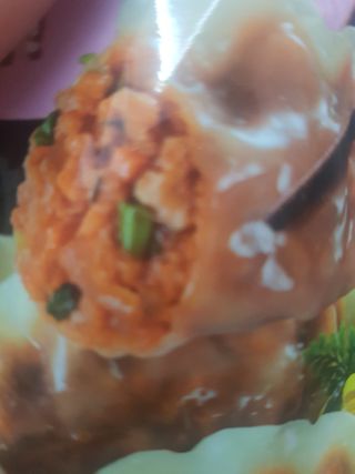 삼양냉동 [삼양] 얇은피불닭왕교자+얇은피까르보불닭왕교자 총4팩 — 5점을 준 리뷰어가 2021년 2월 올린 사용 사진