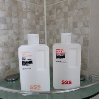 트리플에스 탈모 샴푸 275ml + 실크 트리트먼트 275ml — 5점을 준 리뷰어가 2021년 4월 올린 사용 사진