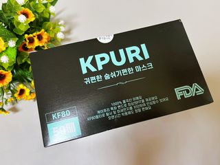 케이퓨리 KF80 덴탈 귀편한 숨쉬기편한 마스크 50매 — 4.5점을 준 리뷰어가 2022년 9월 올린 사용 사진