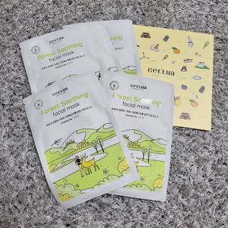 세뚜아(Cettua) [세뚜아] 포레스트 수딩 마스크 Cettual Forest  Soothing Mask 5매 — 5점을 준 리뷰어가 2024년 4월 올린 사용 사진