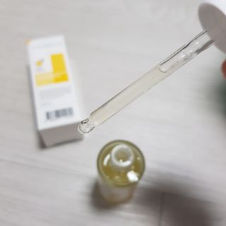랑벨 비타 에너지 잡티 앰플 50ml 고농축 비타민, 저자극, 수분 촉촉, 미백 앰플 — 5점을 준 리뷰어가 2022년 4월 올린 사용 사진