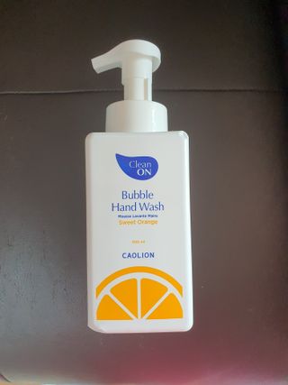 카오리온코스메틱스 클린온 버블 핸드 워시 500ml — 5점을 준 리뷰어가 2021년 8월 올린 사용 사진
