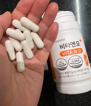 프리마인 성큼다가온 봄, 이너뷰티를 챙겨야 피부도 화사하게, 컨디션도 활기차게. 흡수율을 높인 고효율 비타민. — 5점을 준 리뷰어가 2022년 9월 올린 사용 사진