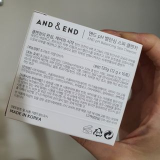 앤앤드 앤드앤엔드 pH 밸런싱 스파클렌저 — 5점을 준 리뷰어가 2021년 2월 올린 사용 사진