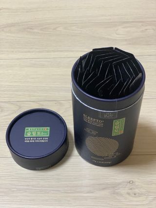 프리마인 자체 기업부설 연구소에서 찾아낸 건강한 수면의 비밀.  슬립토 플러스 30포 — 5점을 준 리뷰어가 2021년 9월 올린 사용 사진