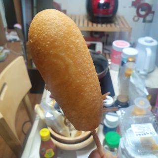 오마뎅 한우핫도그 — 5점을 준 리뷰어가 2021년 6월 올린 사용 사진