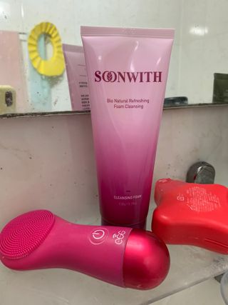 SOONWITH 바이오 내추럴 리프레싱 폼클렌징 — 5점을 준 리뷰어가 2021년 5월 올린 사용 사진